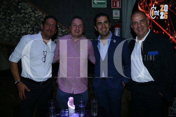 Lauro González, Manuel Vega, Francisco Rodríguez y Javier Sánchez