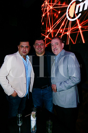 Ismael Chávez, Yair Martínez y Enrique Bilbao