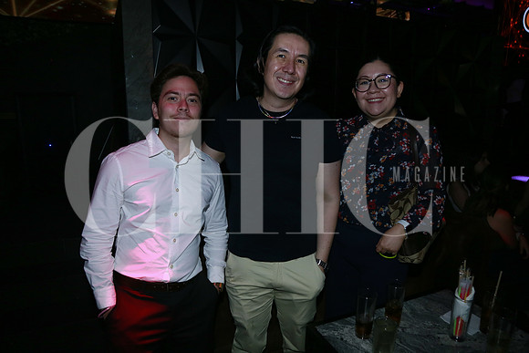 Ricardo Pérez, Xavier López y Fátima Leyva