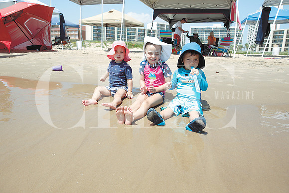 Regina Farías, Natalia Zañudo y Gabriel Farías