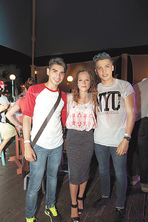 Roberto Sierra, Conchita Zambrano y Angel Zayun
