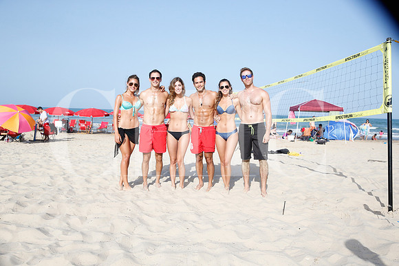 Roberta Martínez, Emilio Califa, Sophie Javelly, Víctor Califa, Marielle Califa de Gutiérrez y Marcelo Gutiérrez