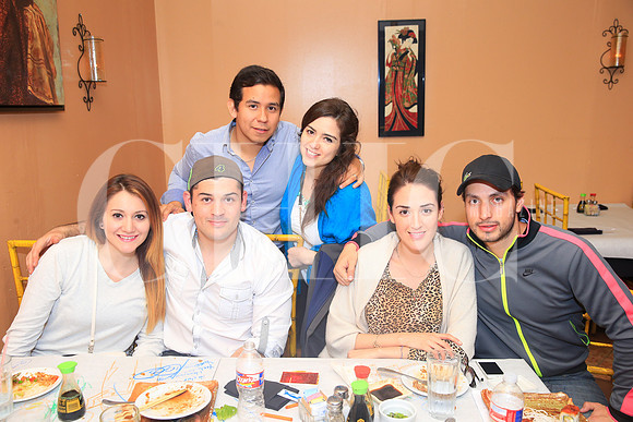 Lorena Creado, Javier Molina, Reynold Flores, Jocelin Carvajal, Adriana Caballero y Eduardo Ocejo