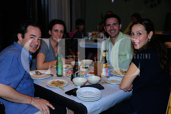 Javier Garza, Michelle Andonie de Garza, Mauricio García y Gaby Garza de García