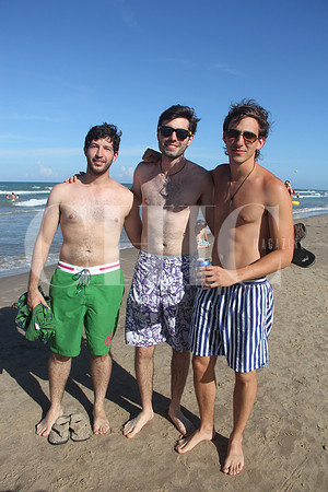 Óscar Santos, Rubén Barrón y Mauricio Sada