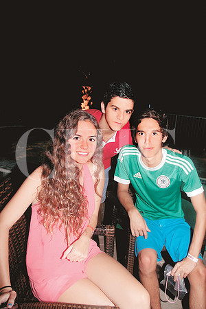 Ximena Richardson, Evaristo Rubio y Marcelo Calvi