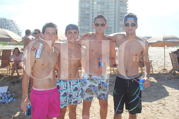 Andrés Barocio, Mauricio Villarreal, Daniel Pons y Mauricio Guajardo