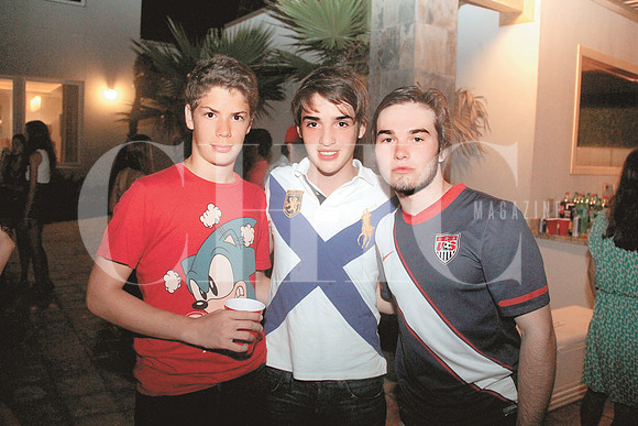 Renato Villarreal, Andrés Garza y Rodrigo Muguerza