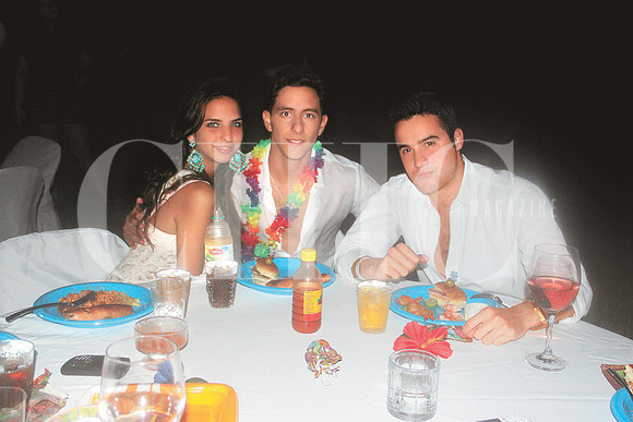 Chabe Andonie, Miguel Kalifa y Samuel Garza