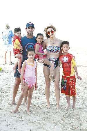 Iker Saide, Raúl Saide, Alía Saide, Adriana Franco de Saide, Ivanna Saide y Ruly Saide
