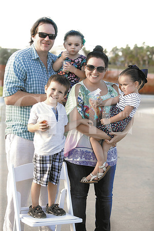 Carlos Lankenau, Ana Clau Lankenau, Carlos Lankenau, Claudia Uribe de Lankenau y Marian Lankenau