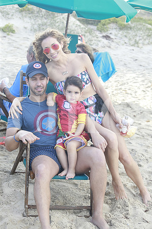 Raul Saide, Iker Saide y Adriana Franco de Saide