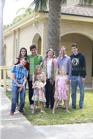 Aurora Garza, Fernando Garza, Aurora de Garza,  Arturo Garza, Arturo Garza, Rodrigo Garza, Mariana Garza, Paulina Garza y Sofia Garza