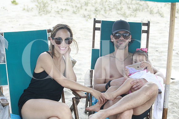 Lida Peterson de Saide, Moris Saide y Lida Saide