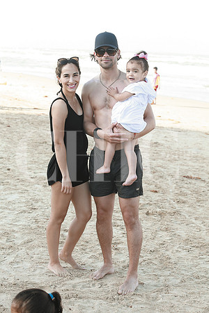 Lida Peterson de Saide, Moris Saide y Lida Saide