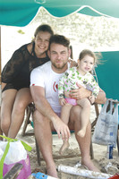 Andrea Livas de Maldonado, Miguel Maldonado y Angy Maldonado