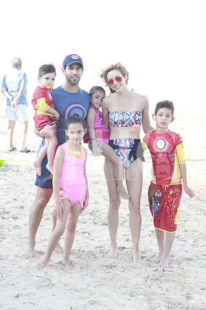 Iker Saide, Raul Saide, Alia Saide, Adriana Franco de Saide, Ivana Saide y Ruly Saide
