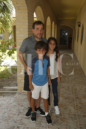 Roberto López, Andrés López y Regina López