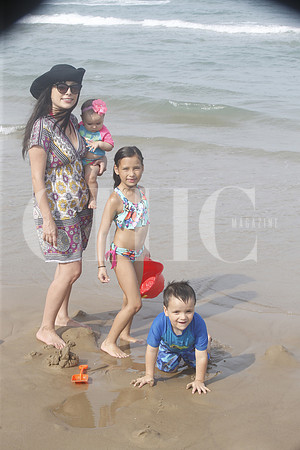 Verónica Yturria, Valeria Valdés, Evaristo Valdés y Viviana Valdés
