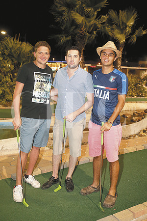 Diego Balley, Poncho Ballí y Luis Meléndez