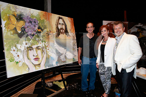 David González, Gabriela Maratínez de Lozano y Rolando Lozano
