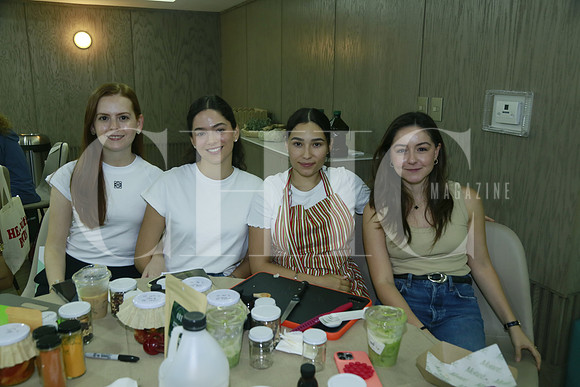 Viviana Cantú, María José Quintanilla, María José Bravo y Samira Santos