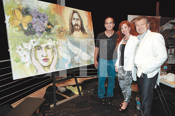 David González, Gabriela Maratínez de Lozano y Rolando Lozano