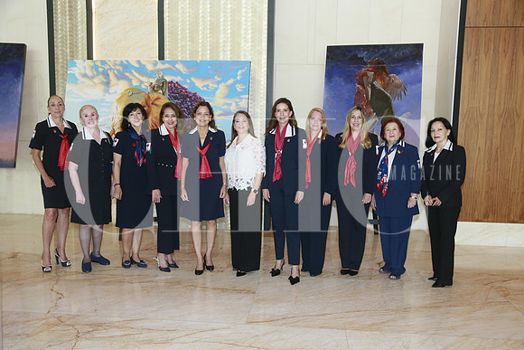 Susana Calvillo, Lucila Araico, marisela Arriaga, Ivonne Pineda, Nelva Ramírez de Garza, Alejandra carranza, Mónica Martínez de De la Garza, Maricarmen Herrera, Elsa Gutíerrez Alejandra Ibarra