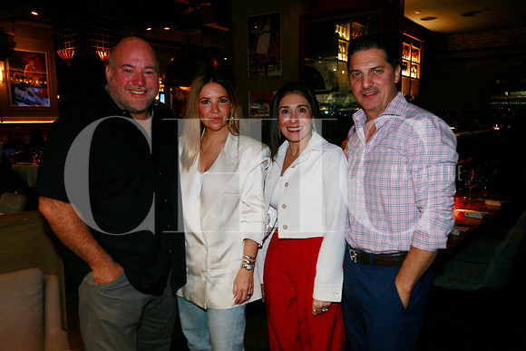 René Gracida, Paola Villarreal de Gracida, Mónica Ibarra de Kalife y Patricio Kalife