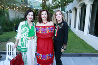 Margarita González de Berchelmann, Martha Rangel y Mina Villarreal de Gustafson