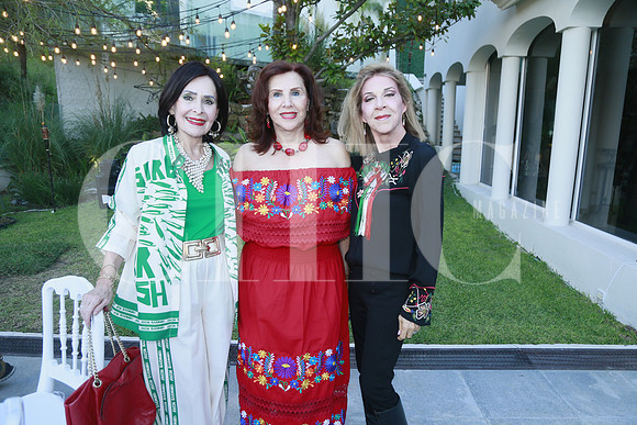 Margarita González de Berchelmann, Martha Rangel y Mina Villarreal de Gustafson