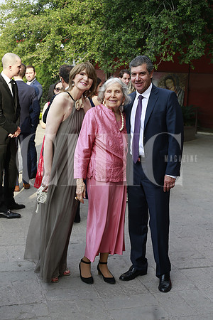 Lucia Fernandez de Lozano, CAtalina Guajardo de Fernadnez y Humberto Lozano
