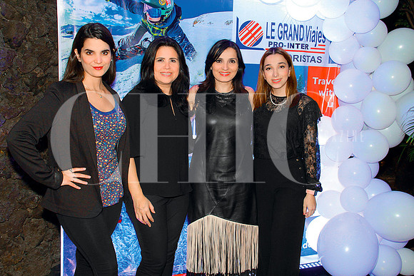 Gaby Garza, Verónica Alfaro, Lucía Rodríguez y  Bárbara Villanueva