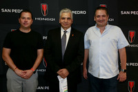 Alejandro Treviño, Román Elizalde y Jorge Garza
