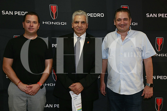 Alejandro Treviño, Román Elizalde y Jorge Garza