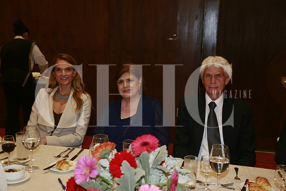 Ana Cristina Treviño, María Cristina González Parás y Fernando Treviño