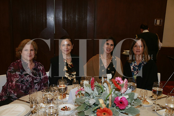 Cristina Guerra de González, Ana Aurora Gómez de Elosúa, Lucy Garza de Llaguno y Carmén Jasso de Rodríguez