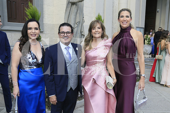 Malena Valles, Sergio Villarreal, María de Lourdes Martínez de Villarrreal y Caty V. de Safi