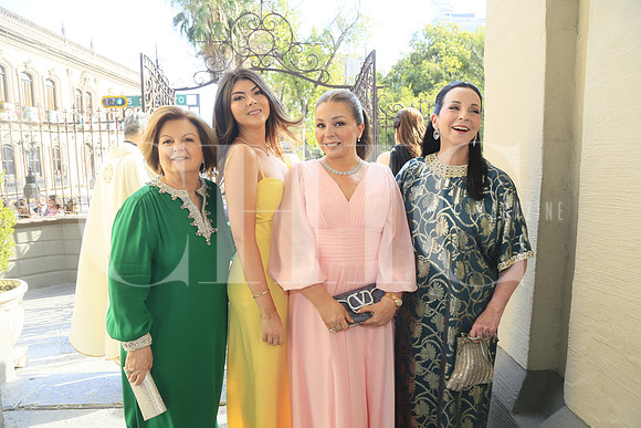 María Teresa Zorilla de Garza, Teresa Navarro, Nini Garza de Navarro y Pola Garza Zorrilla