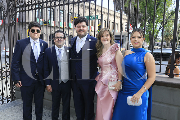 Mauricio Villarreal, Sergio Villarreal, Sergio Villarreal, María de Lourdes Martínez y Cordelia Villarreal