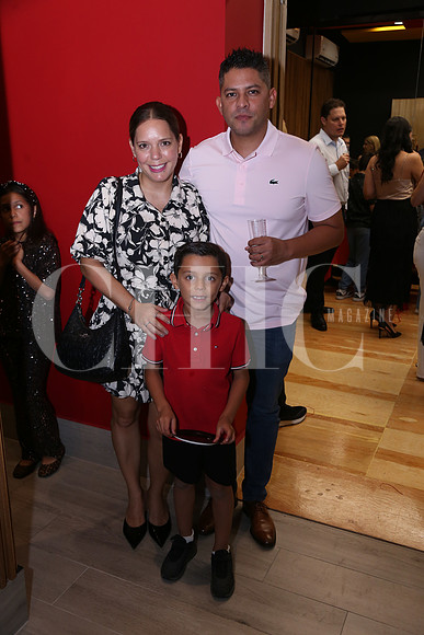 Any Sánchez, Jaziel López y Daniel López 1
