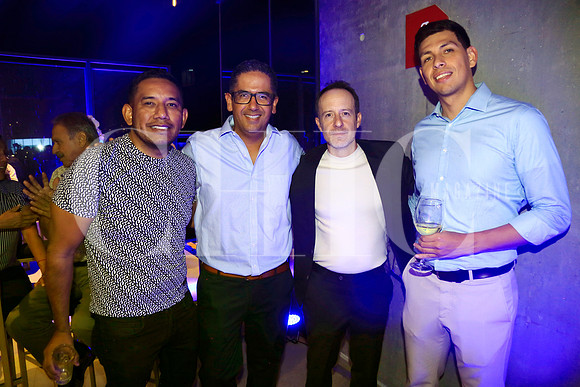 Carlos Salazar, Carlos Molina, Hussam Elbahra y André Valdés