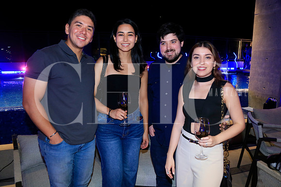 Daniel Gaxiola, Magaly Montemayor, Carlos Delgado y Andrea González