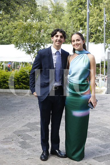 Luis Suárez y Mafer Selvas