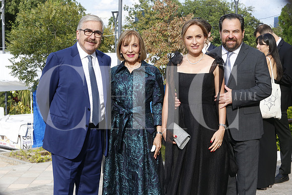 Benjamín Clariond, Luly Domene de Clariond, Luly Clariond de Roza y Manuel Roza