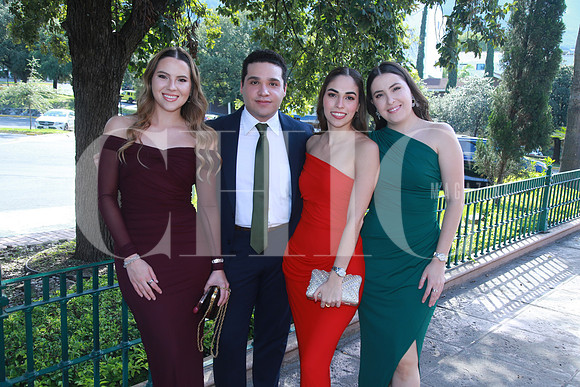 Jimena García, Jorge González, Valeria De la Garza y Regina García