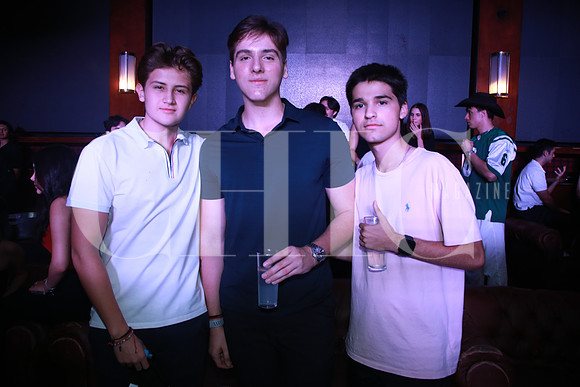Armando Perales, Nicolás González y Mateo Medina