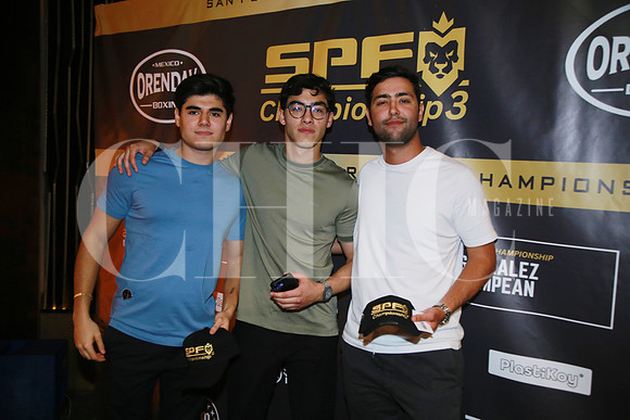 Esteban Ornelas, Alexander Bizet y Ezequiel Treviño