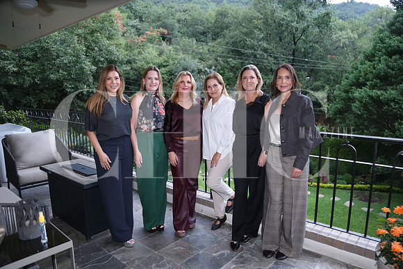 Tere Rojas de Villarreal, Maruca Treviño, Patricia Rodríguez de Coronado, Claudia Galván, Alejandra Caso y Flora de la Garza 3