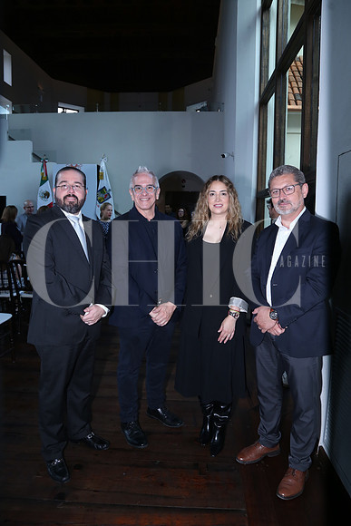Roberto Hinojosa, José Ramírez, Erika López y Luis Felipe Ibarra 1